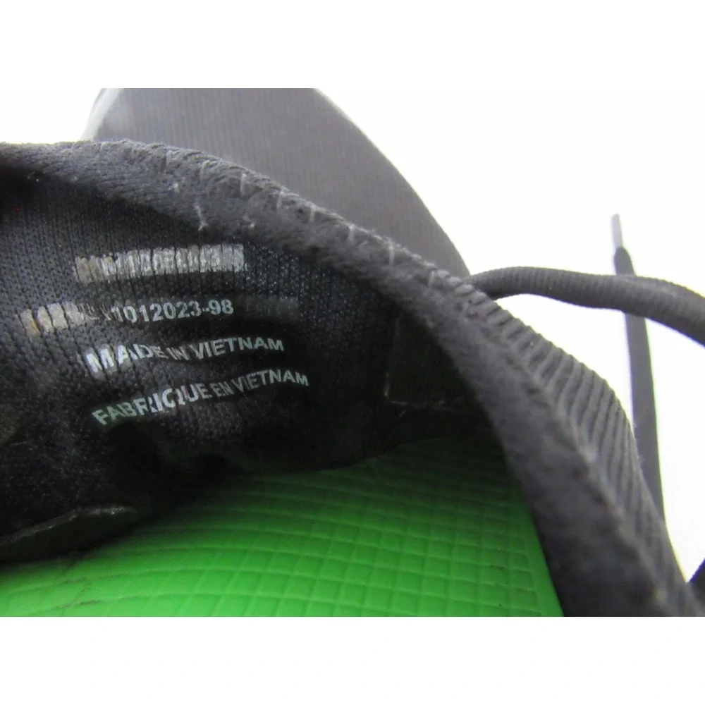 Oofos OOMG Sport LS Low Comfort‎ Shoes Men's size 10 Black Textile White
